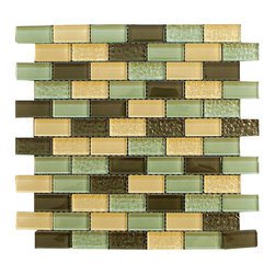 Soldier Crystal Subway Glass Mosaic Tiles Collection - Home Accessories & Decor