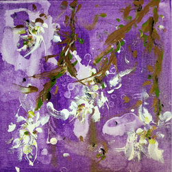 Purple Botanical - Paintings