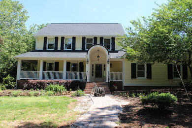 Example of a classic exterior home design in Other