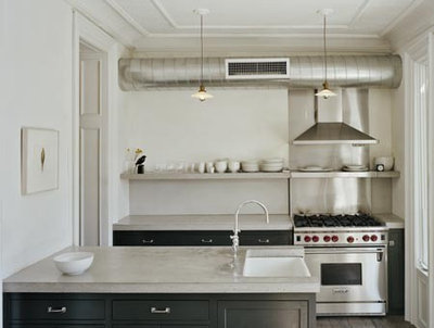 Eclectic Kitchen by Ken Levenson Architect P.C.