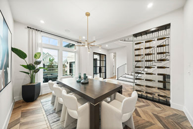 Inspiration for a dining room remodel in Houston