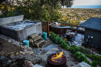 Patio - rustic patio idea in Los Angeles