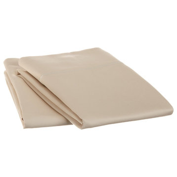1200-Thread Count Egyptian Cotton 2-Piece Standard Pillowcase Set, Ivory