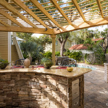 outdoor kitchen