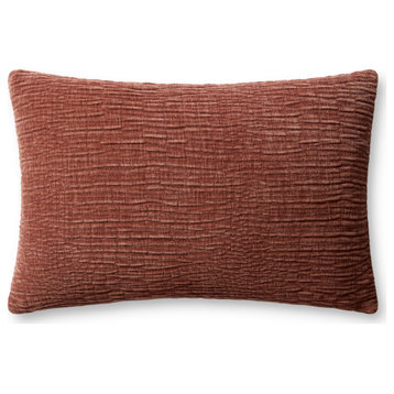 Loloi Pillow, Copper, 13''x21'', Cover With Down