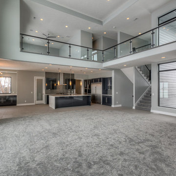 Custom 1.5-story modern w/ 21' Ceilings