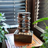 Alpine Stacked Rocks Eternity Tabletop Fountain, 12" Tall