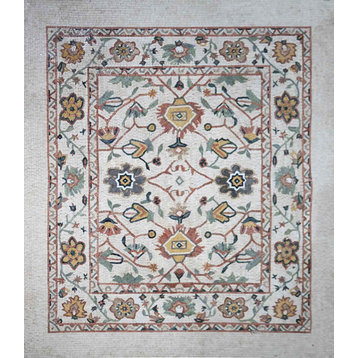 Mosaic Pattern - Floral Carpet