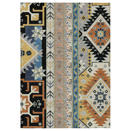 Machine Washable Indoor/Outdoor Chantille ACN1015 Rug