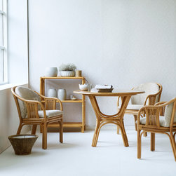 Rattan Classics - Dining table and Carmen-zita chairs - Furniture