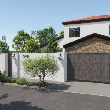 The Entrada Private Estate Entry | Custom Security Perimeter & Artisan Gate