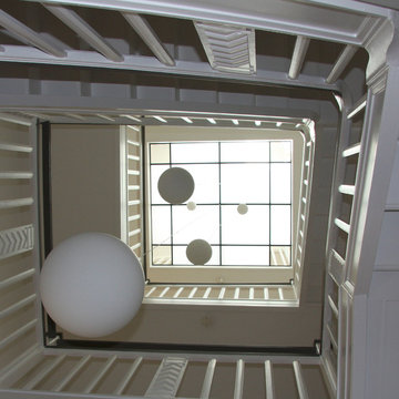 Treppenhaus Blick nach oben