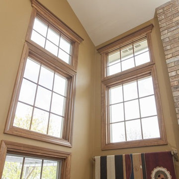 Custom Stained Andersen Windows Make the Perfect Match