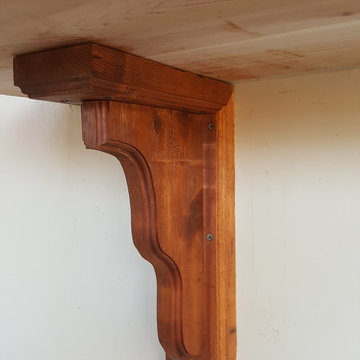 Bracket knee for a outside table or others