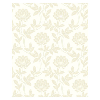 Gabriela Green Floral Paper Strippable Roll (Covers 56.4 sq. ft.)