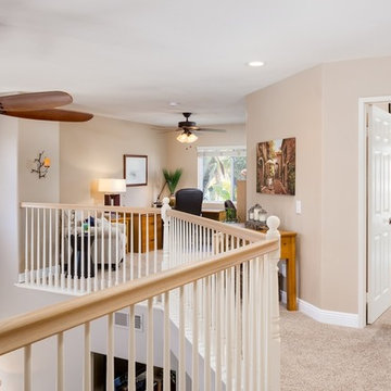 Staging to enlarge small square footage