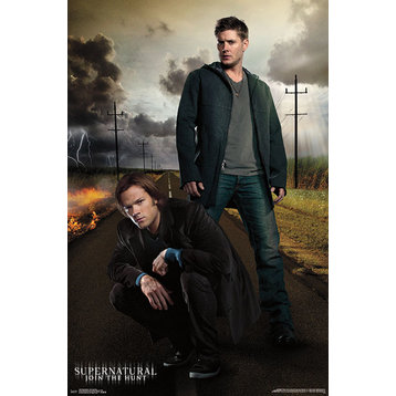 Supernatural Dean and Sam Poster, Premium Unframed