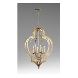 Monico Chandelier - Silver Leaf - Clayton Gray Home - Chandeliers