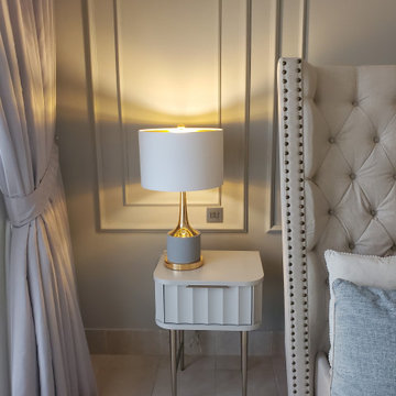Cozy apartment shabby chic modern style