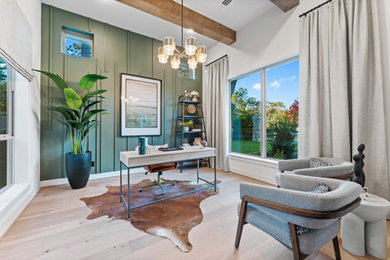 Inspiration for a home office remodel in Houston