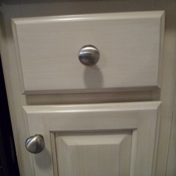 Light Kitchen Cabinet Refinish