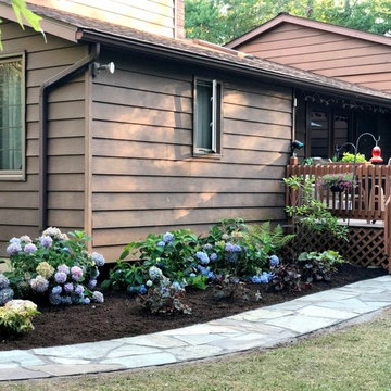 Grand Island Side Yard Planting After Photo