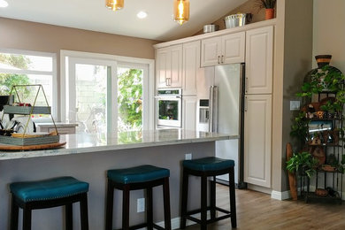 Kitchen - transitional kitchen idea in Orange County