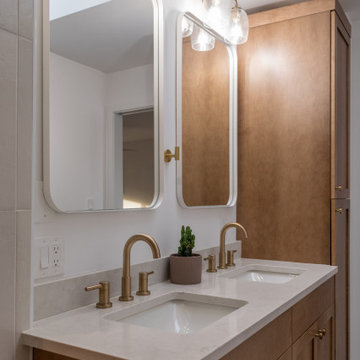 Warm, Earthy Main Level Remodel w/ Natural Wood and Stone Features
