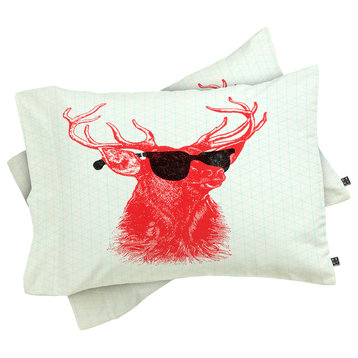 Deny Designs Nick Nelson Young Buck Pillow Shams, Queen