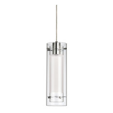 Wet Location Pendant Lighting Houzz Dainolite Ltd Willamette Single Pendant Polished Chrome With White Sleeve Lighting