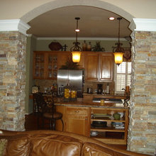 stone interior columns