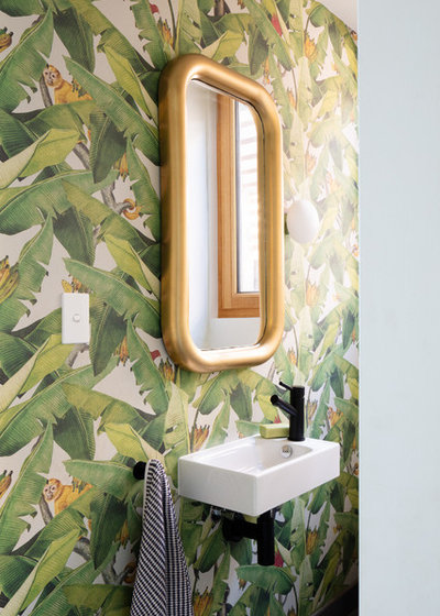 Contemporary Powder Room by Gardiner Architects