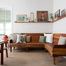 wall shelf with pictures