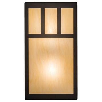 6.5 Wide Hyde Park Double Bar Mission Wall Sconce