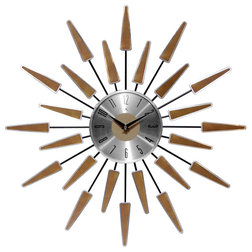 Midcentury Wall Clocks by Hudson & Vine