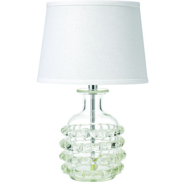 Ribbon Table Lamp - Clear Glass, Small