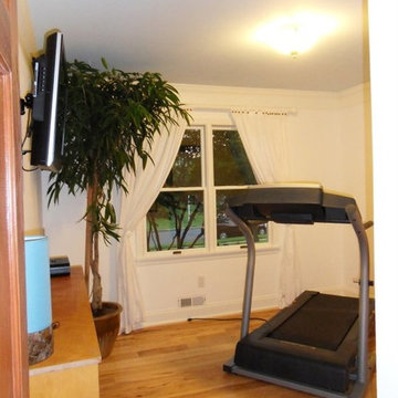 Yoga, exercise room