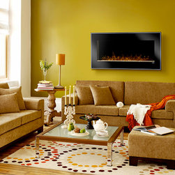 Dimplex - Dimplex 43-Inch Dusk Linear Black Wall Mount Electric Fireplace - DWF1215B - Indoor Fireplaces