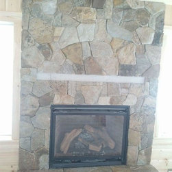 Natural Thin Stone Veneer Fireplace - Products