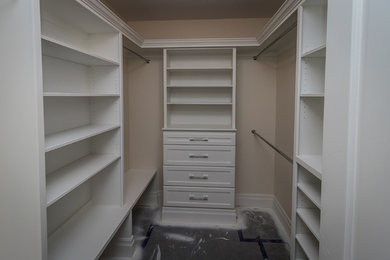 His and Her Custom Walk-in Closets