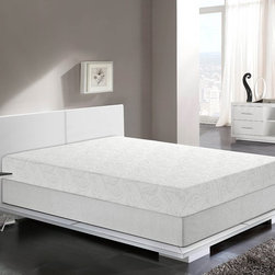 CHARISMA 9" QUEEN GEL MEMORY FOAM MATTRESS SLEEP COOL JACQUARD COVER - Mattresses