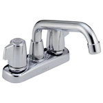 Delta - Delta Classic Two Handle Laundry Faucet, Chrome, 2123LF - Features: