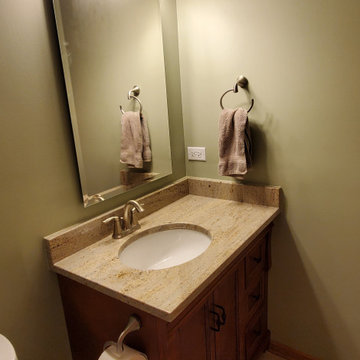 Finished basement bathroom