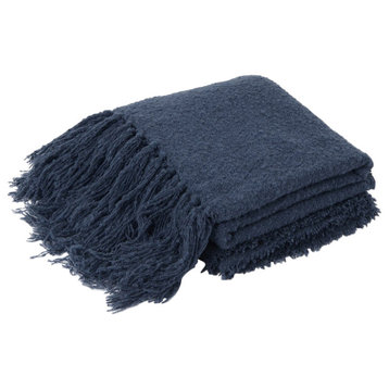 Plush Touch Fringe Throw