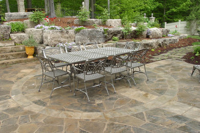 Inspiration for a timeless backyard patio remodel in Toronto