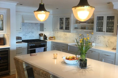 Trendy home design photo in Seattle