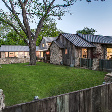 Rustic barnwood farmhouse in Dallas