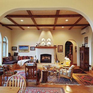 75 Beautiful Southwestern Laminate Floor Living Room