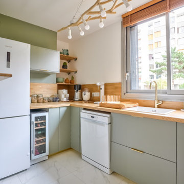 MIRABEAU - Entrée de la lumière dans un RDC de 70 m² à Vincennes