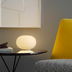 Bianca Table Lamp W/o Stem by Fontana Arte - Table Lamps